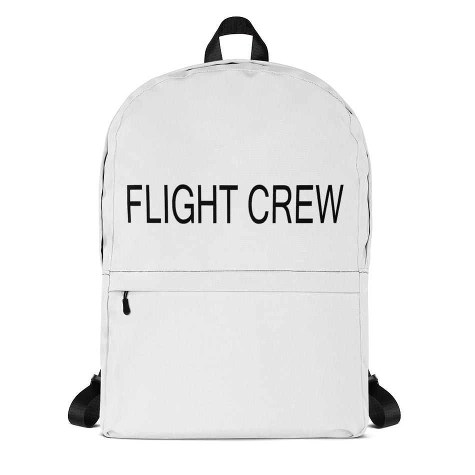 White Flight Crew Backpack