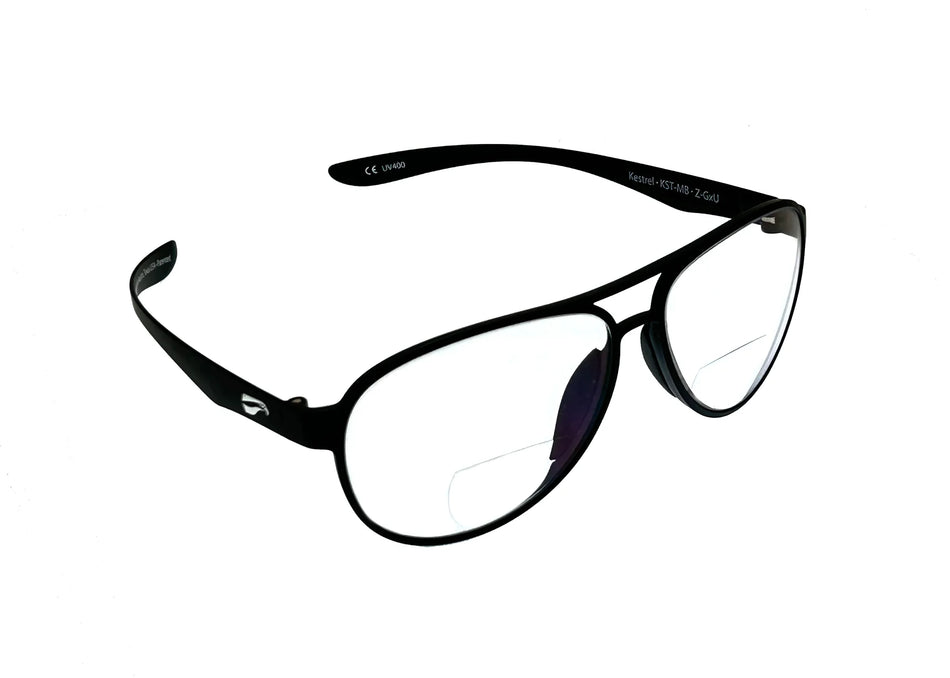 Flying Eyes Cooper Aviator Narrow (Kestrel) with Non-Rx Bifocals