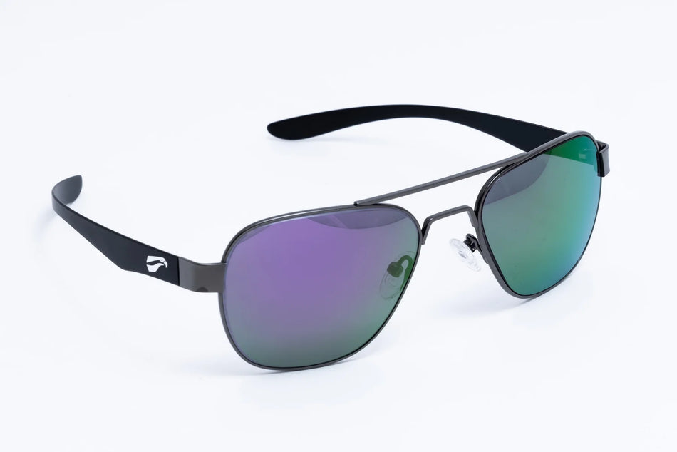 Flying Eyes Peregrine Titanium Narrow with Non-Rx Bifocals
