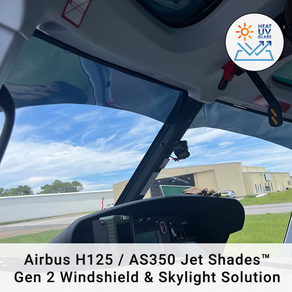 Airbus H125 / AS350 Windshield + Skylight Solution