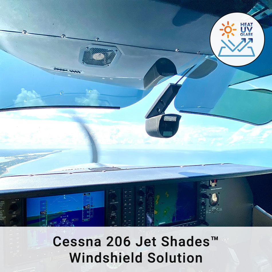 Cessna 206 Windshield Solution