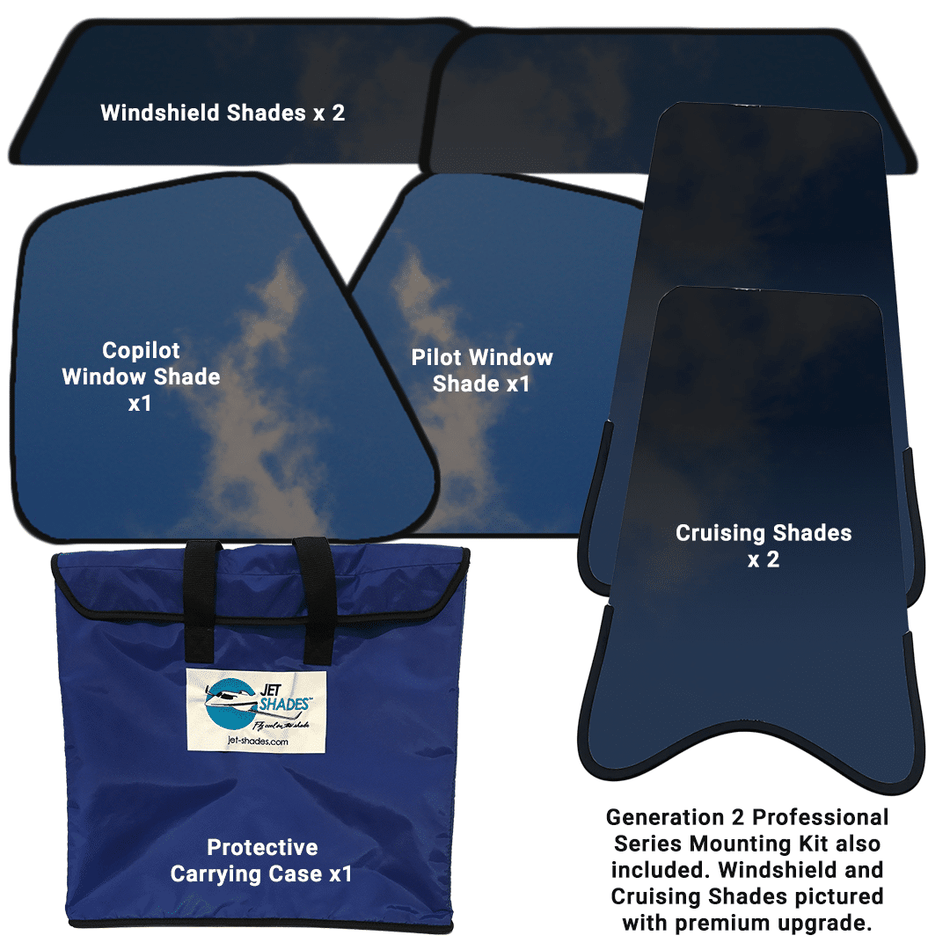 Eclipse 500 / 550 Generation 2 Professional Series Jet Shades