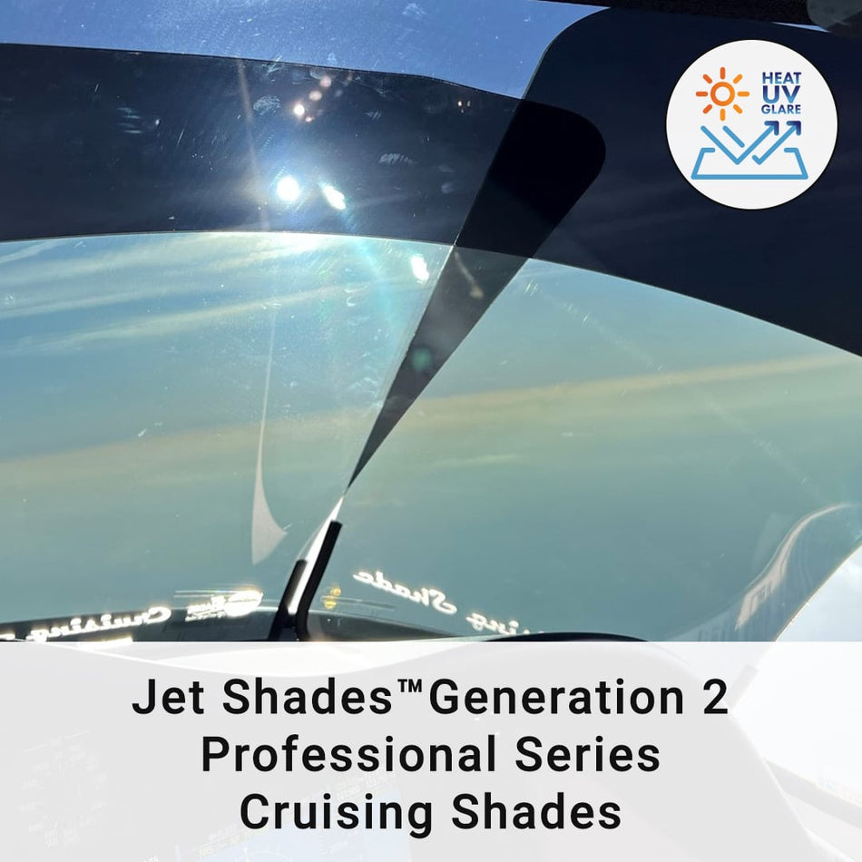 Jet Shades Generation 2 Professional Series Cruising Shades (Set of 2)