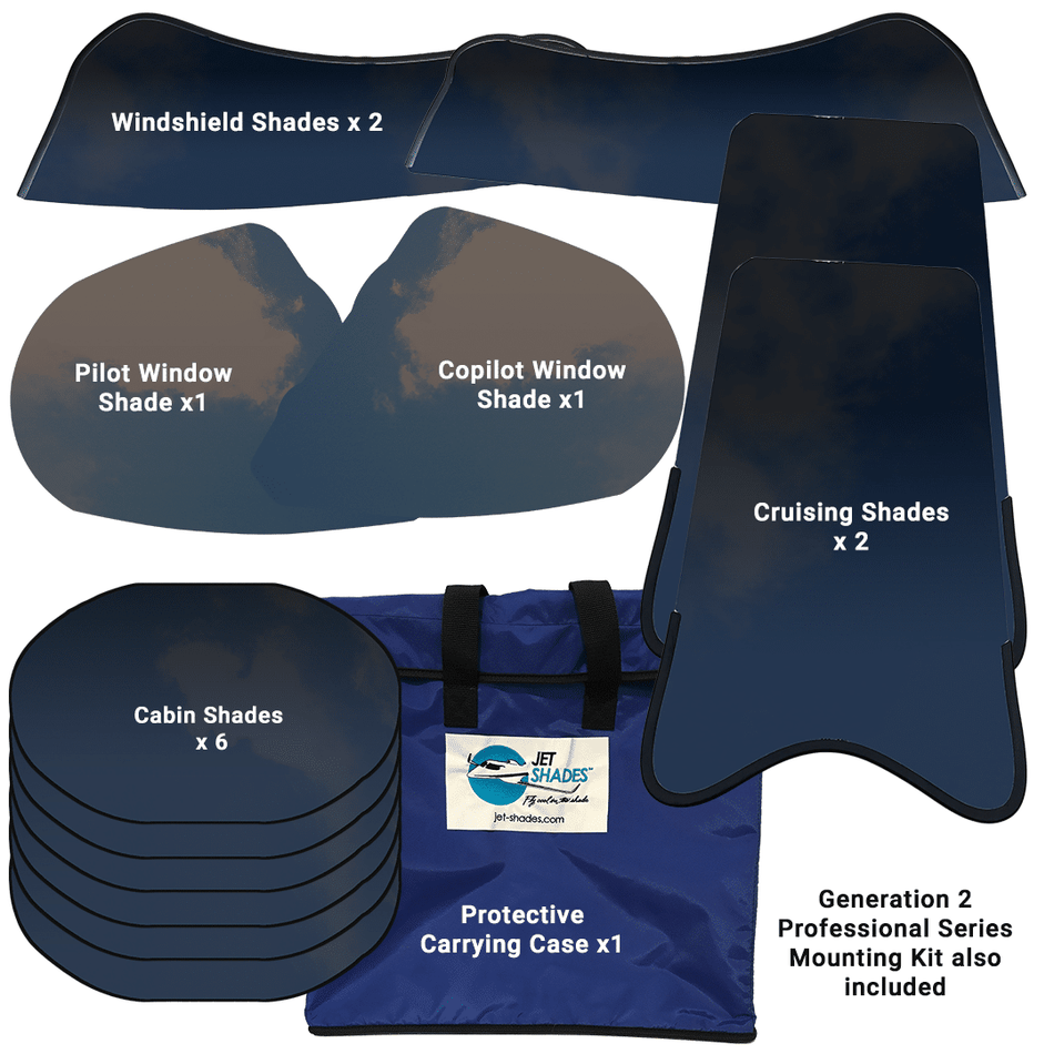 Citation Mustang Generation 2 Professional Series Jet Shades