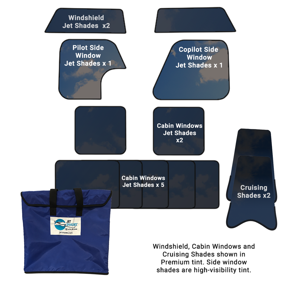 Piper PA-31 T2 Cheyenne II XL Generation 2 Professional Series Jet Shades