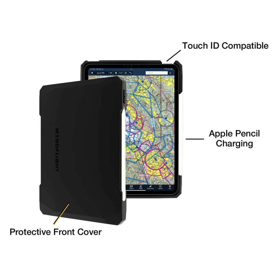 MyGoFlight iPad Pro 11", Air 10.9"/11" - Kneeboard/Mountable Sport Case Pro