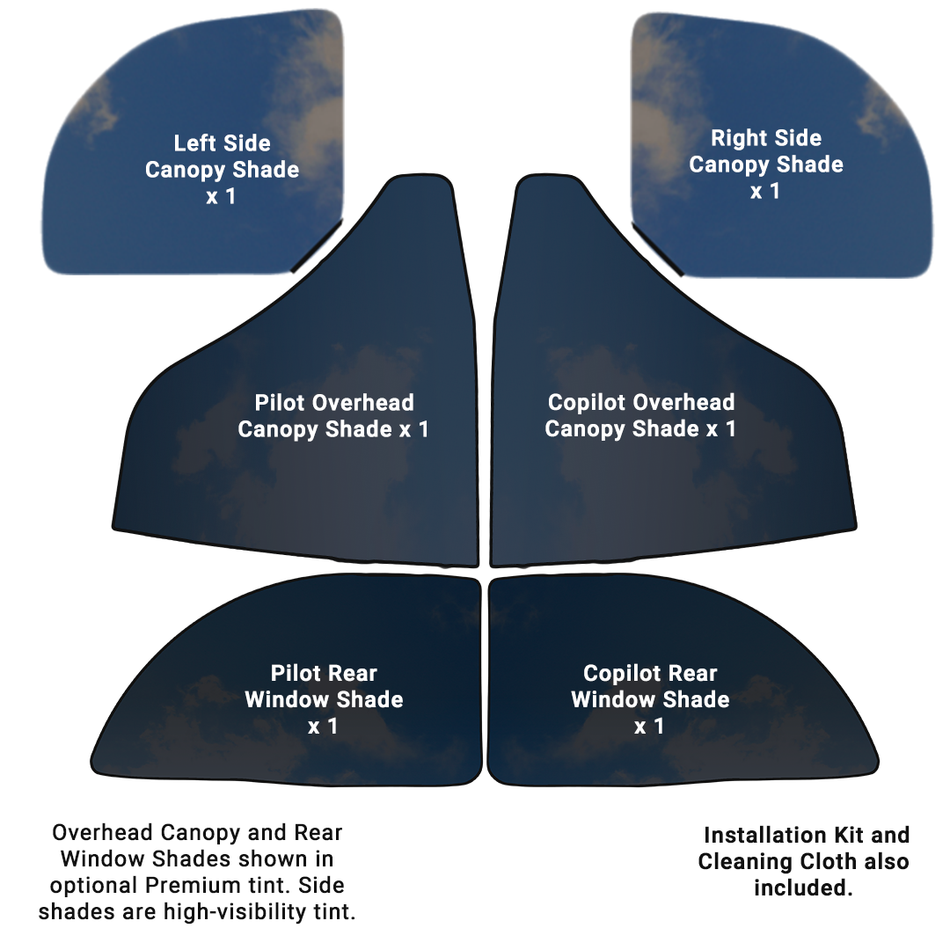 Van’s RV-6 / RV-7 / RV-9 Tip Up Canopy Ultra-Thins Kit Solutions