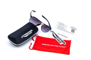 Flying Eyes Microfiber Bag / Cleaning Cloth - Remove Before Flight