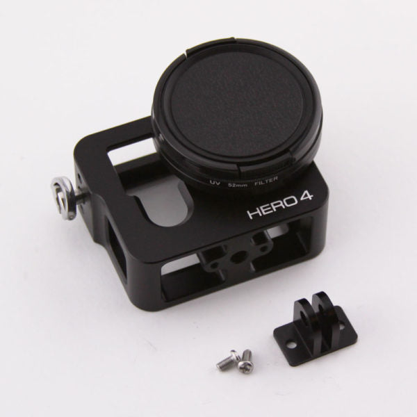 Metal GoPro Safe Case Hero 3 & 4 w/ Prop Filter