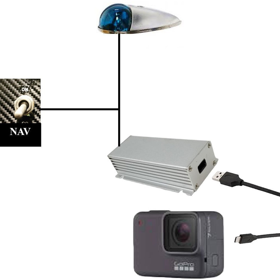 Aircraft Camera Power Supply w/ Video