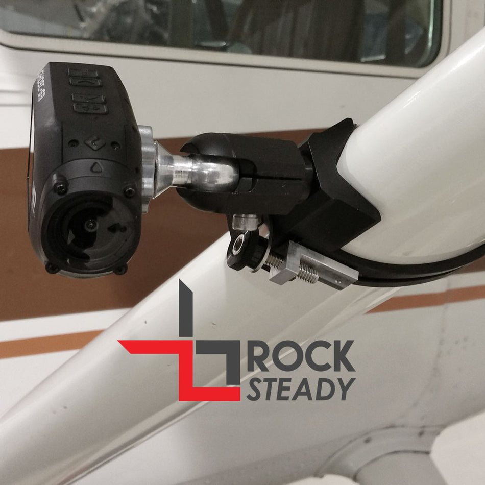 Rock Steady Strut/Skid Standard Threaded Ball Mount & Steel Strap