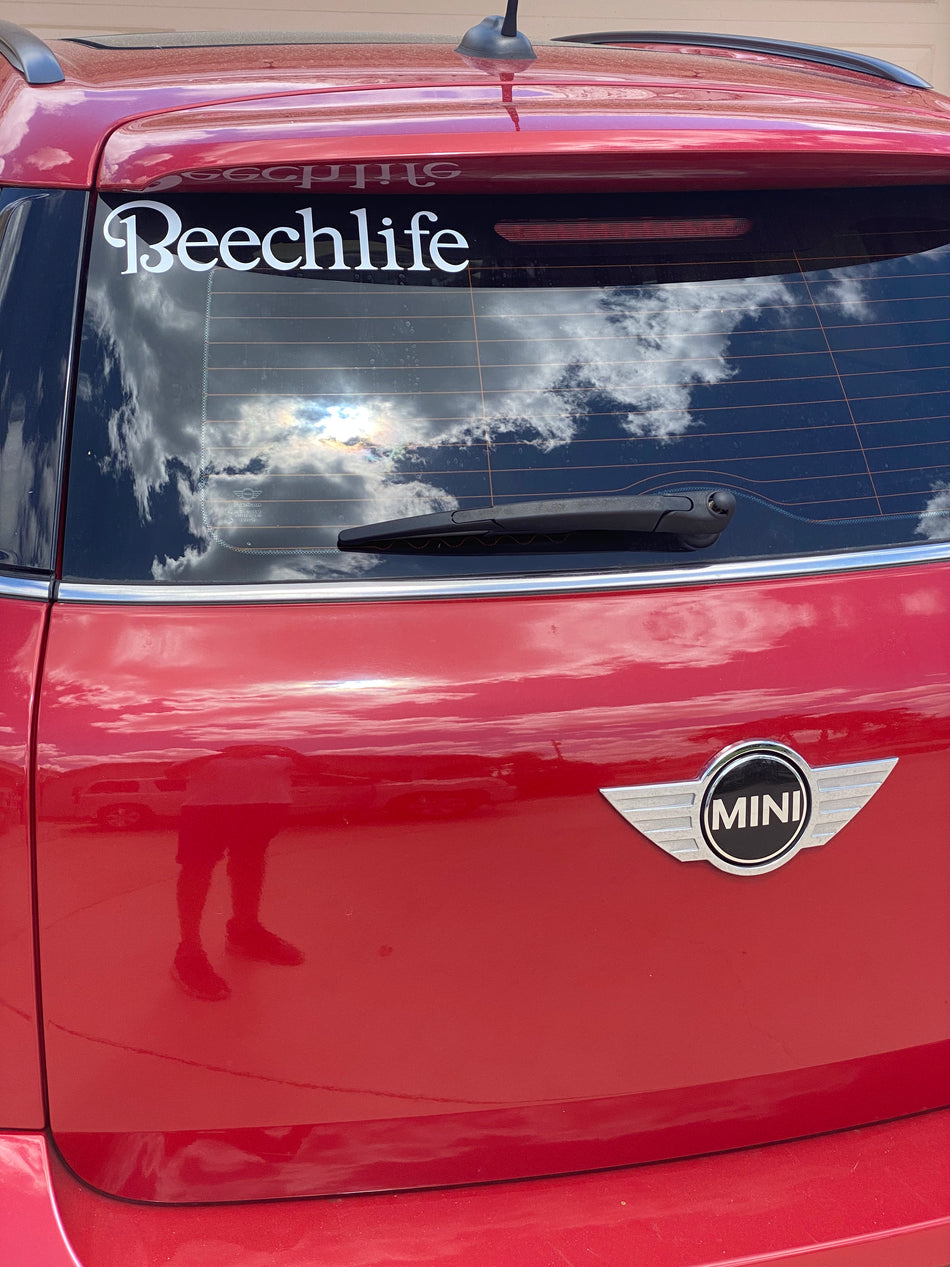White Beechlife Transfer Decal