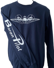 Navy Baron Pilot Long Sleeve Shirt