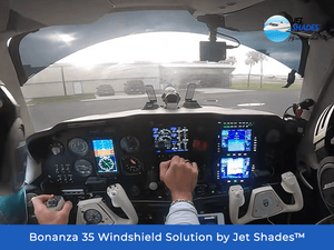 Bonanza 35 / 36 Windshield Solution