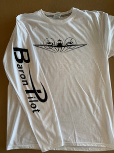 White Baron Pilot Long Sleeve Shirt