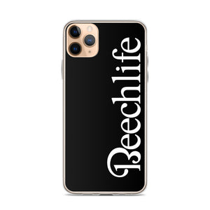 Black Beechlife iPhone Case - White Font