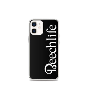 Black Beechlife iPhone Case - White Font
