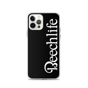 Black Beechlife iPhone Case - White Font