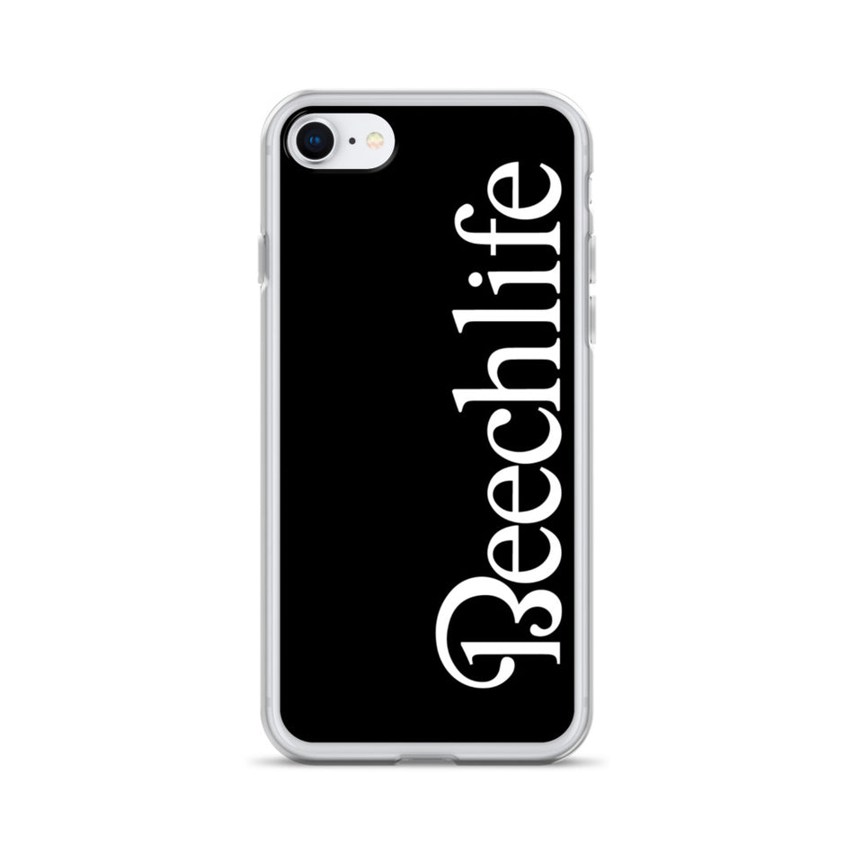 Black Beechlife iPhone Case - White Font