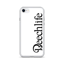 White Beechlife iPhone Case - Black Font