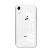 Clear Baron Pilot iPhone Case - White Font