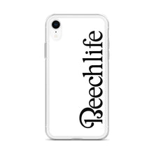 White Beechlife iPhone Case - Black Font
