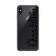 Clear Beechlife iPhone Case - Black Font