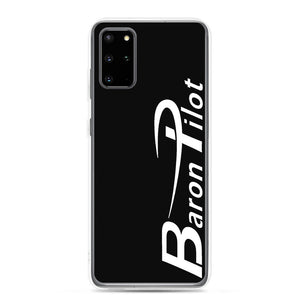 Black Baron Pilot Samsung (All S20 Versions) Phone Case - White Font