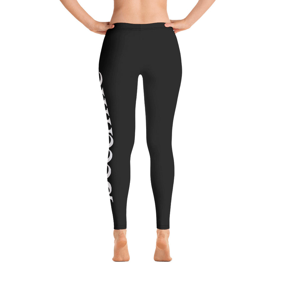Black Beechlife Leggings Left Leg