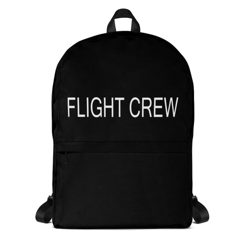 Black Flight Crew Backpack