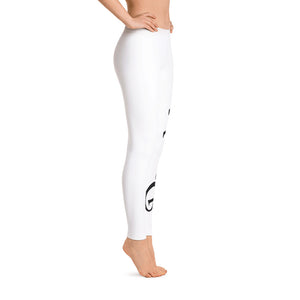 White Beechlife Leggings Left Leg