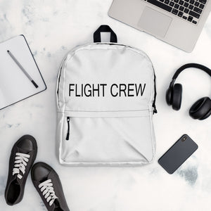 White Flight Crew Backpack