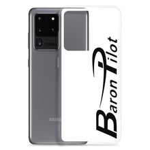 White Baron Pilot Samsung (All S20 Versions) Phone Case - Black Font