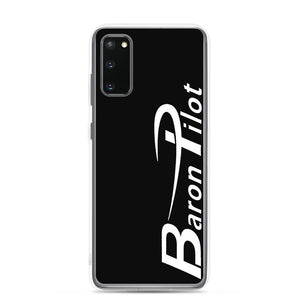 Black Baron Pilot Samsung (All S20 Versions) Phone Case - White Font