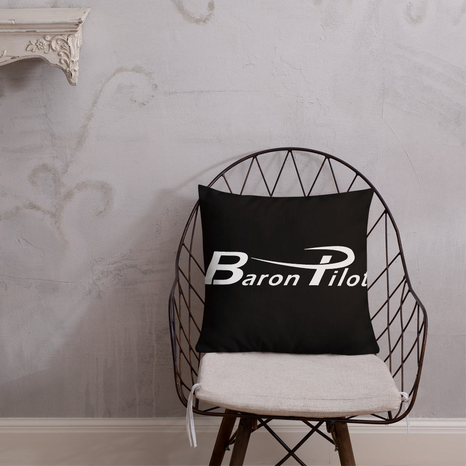 Black Baron Pilot Premium Pillow