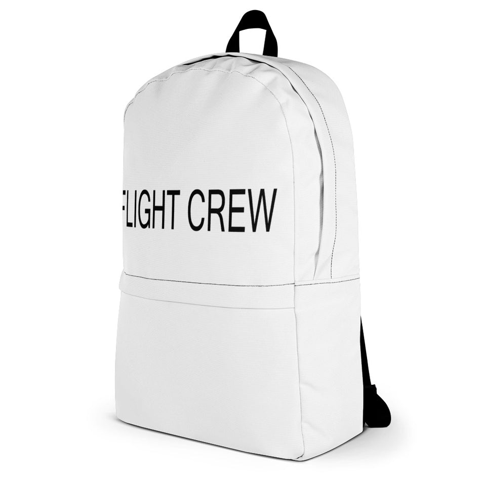 White Flight Crew Backpack