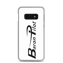 White Baron Pilot Samsung (All S10 Versions) Phone Case - Black Font