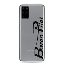 Clear Baron Pilot Samsung (All S20 Versions) Phone Case - Black Font