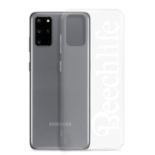 Clear Beechlife Samsung (All S20 Versions) Phone Case - White Font