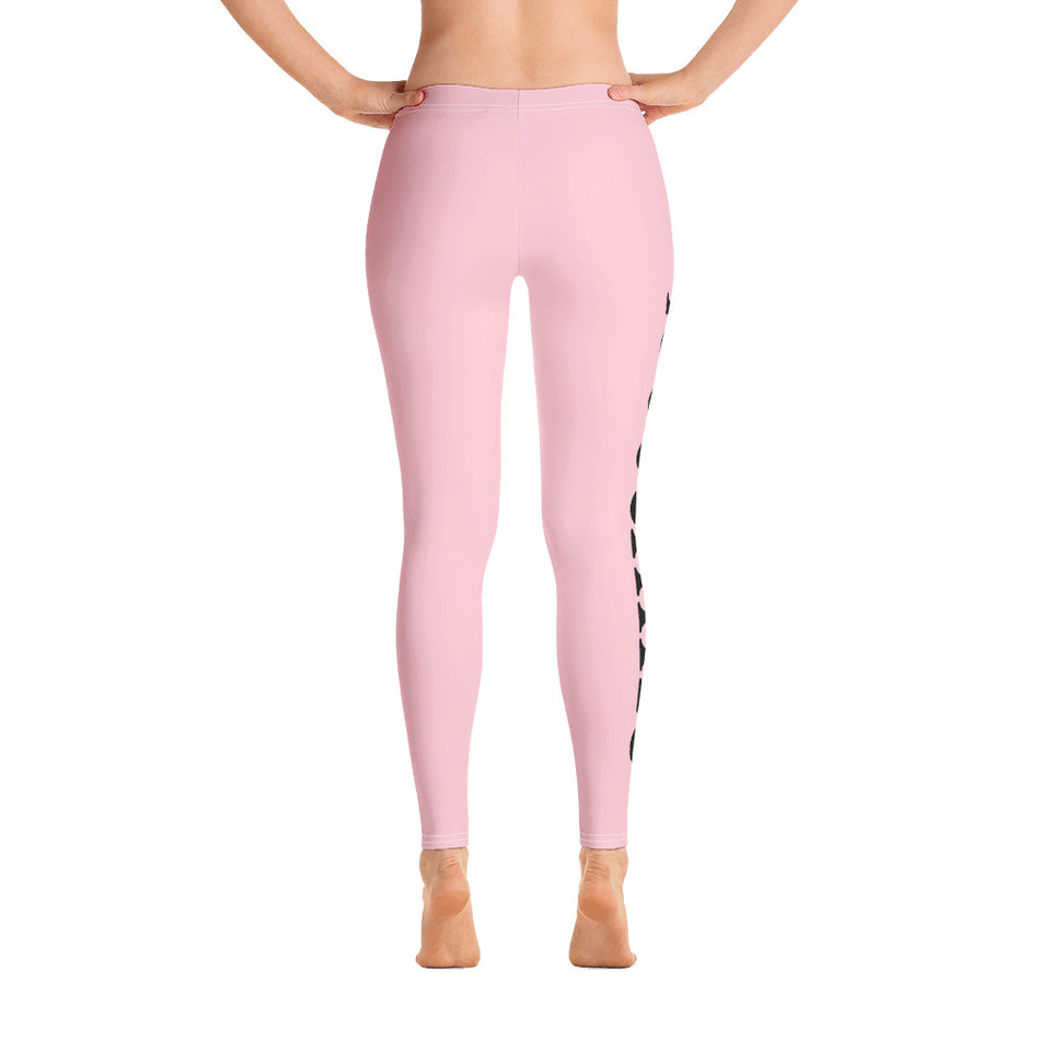 Pink Beechlife Leggings Right Leg