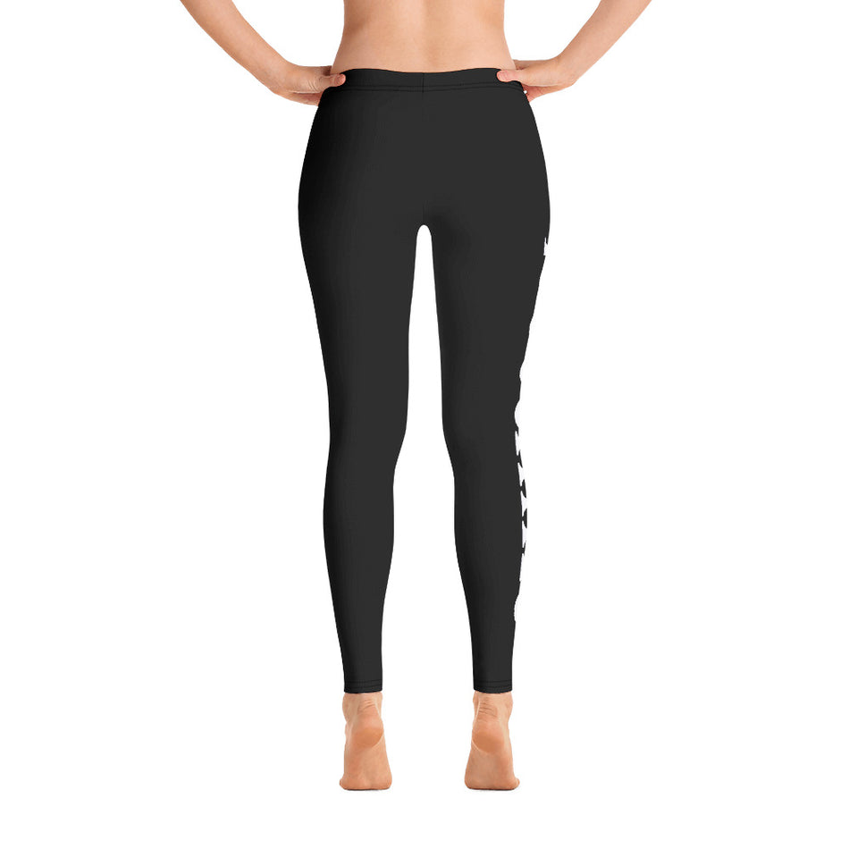 Black Beechlife Leggings Right Leg