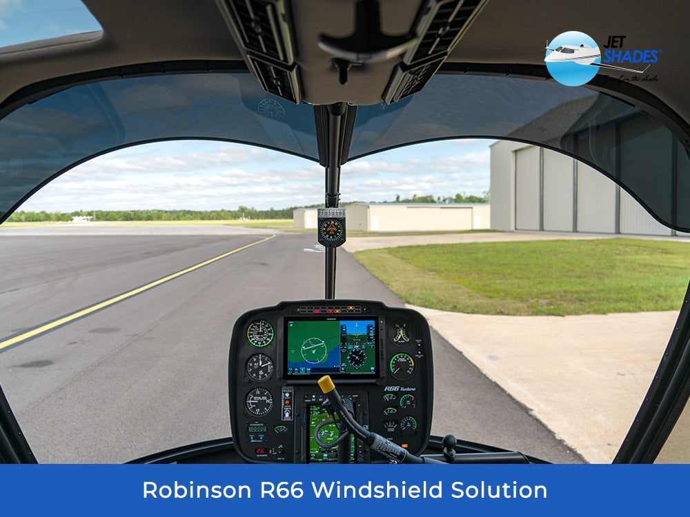 Robinson R66 Windshield + Skylight Solution