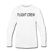 Men's Flight Crew Sleeve T-Shirt - white