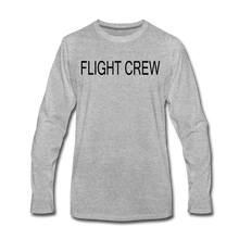 Men's Flight Crew Sleeve T-Shirt - heather gray