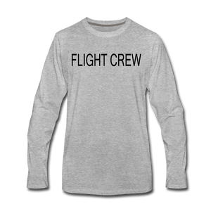Men's Flight Crew Sleeve T-Shirt - heather gray