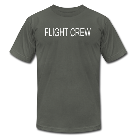 Men's Flight Crew Short Sleeve T-Shirt - asphalt