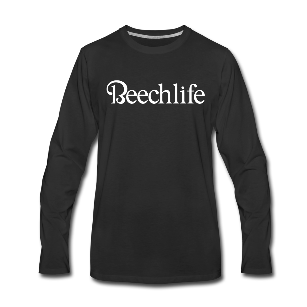 Men's Beechlife Long Sleeve T-Shirt (More Colors) - black