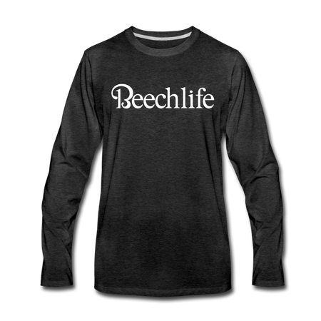 Men's Beechlife Long Sleeve T-Shirt (More Colors) - charcoal gray