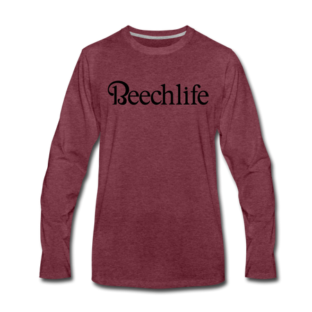 Beechlife Short Sleeve T-Shirt (More Colors) - heather burgundy