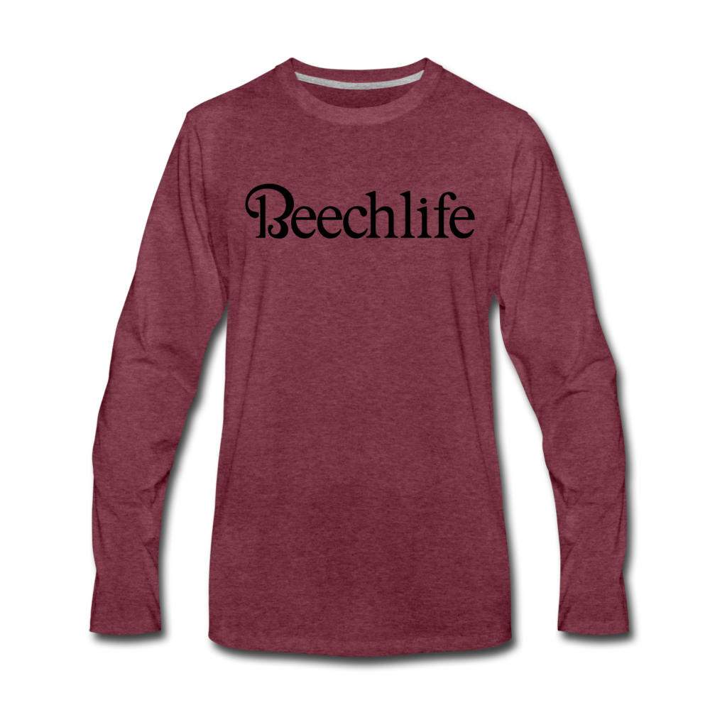 Beechlife Short Sleeve T-Shirt (More Colors) - heather burgundy